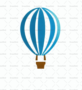Reisender Heißluftballon